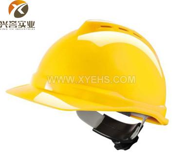 MSA V-Gard500PE豪華型安全帽(黃色)